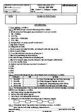Đề kiểm tra học kỳ I môn Lịch sử Lớp 7 - Trường THCS Quang Trung (Có đáp án)